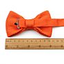 Single Deck Men Women Solid Color Bowknot Lovely Knit Bowtie Adjustable Neckwear Designer Knitting Butterfly Bow Tie