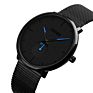 Skmei 9185 Classic Men Luxury Watches Black Stainless Steel Minimalist Male Analog Clock Waterproof Quartz Men Wrist Watch