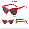 Skyway Cat Eye Sunglasses Luxury Design and America Style Women Red Pc Sun Glasses with Rivet