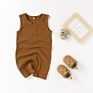 Sleeveless Short Romper Organic Cotton Onesie Baby Clothes