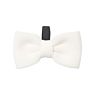 Slide on Collar White Bow Ties for Dog Pets Adjustable Mini Bowties