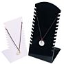 Small Black White Acrylic Necklace Pendant Board Holder Stand for Jewelry Display