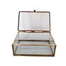 Small Glass Box Design Small Gold Jewelry Ring Box Accessories Jewellery Box Glass for Collections