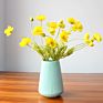 Small Moq Colorful Flocking Artificial Poppy Silk Flower Four Poppies for Wedding Decoration Flowers Wall