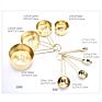 Small Smidgen Metal Stainless Steel Solid Scoop Hanging Brass Copper Rose Gold round Narrow Measuring Cups and Spoons