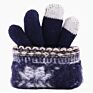 Snow Design Jacquard Weave Knitted Touch Screen Gloves Knit Warmer Touchscreen Mittens-------Accept Design