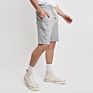 Soft Fabric Drawstring Fitted Fleece Shorts for Men