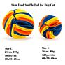 Soft Fleece Puppy Dog Toy Interactive Snuffle Mat Ball Foldable Sniffing Pet Treat Ball