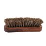 Soft Horsehair Bristles Horsehair Wood Handle Comfortable Grip Shoe Shine Brush Shoe Cleaning for Shoes Boots Other Leather Care