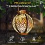 Solar Lanterns Outdoor Waterproof Hanging Retro Metal Led Decorative Modern Solar Garden Lights