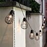 Solar Lights Outdoor Garden Decorative Lamp Iron Metal Lantern Linterna Fairy String Light Garden Stringlight Led Solar Lights