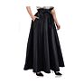 Solid Black Long Maxi Skirt Dresses Women Clothing Traditional African Dress