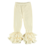 Solid Color Candy Colors Leggings Soft Cotton Girls Baby Icing Ruffle Pants Baby Clothes Pants