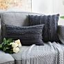 Solid Cushion Cover Cotton and Linen Double Tufted Nordic Ins Pillowcase Home Sofa Pillowcase