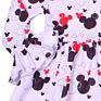 Spring Clothing Toddler Girl Sets Cute Cartoon Dress Sets Milk Silk Legging Outfits Smocked Clothes