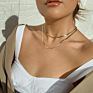Gold Herringbone chain Snake Chain Necklace