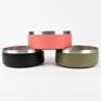 Stainless Steel Dog Bowl Design Double Wall Vacuum Rubber Base Cat Dog Food Bowl Pet Dog Feeder Feeding Bowls