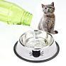 Stainless Steel Pet Food & Water Feeding Bowl, Dog Cat Bowl
