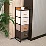 Star Creation 4 Drawer Foldable Storage Cabinet