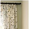 Stock Available Classic Cotton Linen Print Bird Designs White Color Ready Made Curtain for Living Room