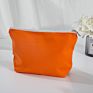 Stock Cotton Canvas Zipper Pouch Cosmetic Makeup Bags