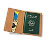 Stock Map Printing Pu Leather Passport Cover Rfid Blocking Pattern Travel Passport Holders