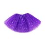 Stock Solid Color Plain 3 Layers Girl Kids Star Tutu Skirts Dress for Party Performance