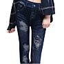 Stocks Womens Seamless Print Legging High Elastic Denim Jean Pants Jeans Jegging Ladies