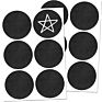 Storage Black Waterproof round Label Sticker for Food Container Classification Label