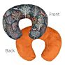 Stretch Soft Pink Floral Print Nursing Pillow Case Breastfeeding Pillow Slipcover Newborn Support Pillow Cover for Baby Girls