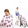 Stretchy Baby Car Seat Poncho Cover, Bamboo Spandex Breastfeeding Cover Nursing