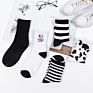 Striped Socks Funny Cow Print White Cartoon Calcetines Harajuku Skarpetki Cute Animal Chaussettes Kawaii Happy Sock for Girls