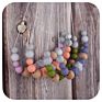 Style Bpa Free Silicone Beads Infant Chewable Teether Teething Necklace
