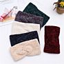 Style European and American Ladies Hair Band Super Soft Hairbands Women Chenille Knitted Wool Headband