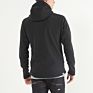 Style Hooded Sweater Jacket Zippered Hooded Jacket Men Fleece Jacket with Pockets