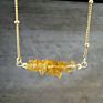 Style Natural Gemstone Chip Beads Necklace Handmade Freeform Chip Beads Chain Necklace