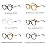 Styles Eyeglasses Retro round Optical Frames Blue Light Ray Uv400 Glasses Frames