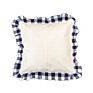 Sublimation Red and Black Buffalo Plaid Pillow Cover 16 X 16 Inch