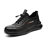 Super Fiber Leather Comfortable Safety Shoes Rubber Sole Wear Resistant Sports Safety Shoes Outdoor Mountain Climbing Protective