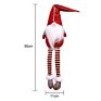 Swedish Christmas Dolls Tomte Long Leg Gnome Plush Doll Handmade Home Decor Collectible Dolls Desktop Ornament