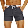 Swimming Shorts Males High Elastic Drawstring Contrast Waist Lightweight Cheaper Beach Shorts