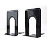 T Shaped Decorative Iron Bookends Holder Black Book Stand Metal Bookend