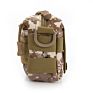 Tactical Molle Shoulder Bag Outdoor Fanny Pack Pouch Bag with Rubber Patch Logo