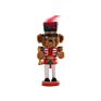 Taizhiyi 10Cm Bear Wooden Toy Soldier Nutcracker Nutcracker