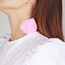 Temperament Chain Long Wool Ball Pom Pom Earrings Women's Earrings for Women