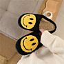 Terlik Fashionable Non-Slip Cute Bedroom Smiley Face Fuzzy House Slippers