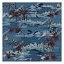 The Outlet Tropical Palm Trees Island Design Digital Printed Hawaii Fabric for Clothes