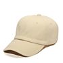 Thick Unstructured Embroidery Cotton Twill Dad Hats with Leather Strap