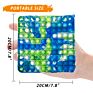 Tie Die Color anti Anxious Square Fun Push Pop Bubble Fidget Sensory Toy for Kids and Grown-Ups
