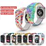 Tie Dyeing Designers Watches Men Wrist Sublimation Silicone Watch Bands for Apple Iwatch 6 Rubber Watch Straps